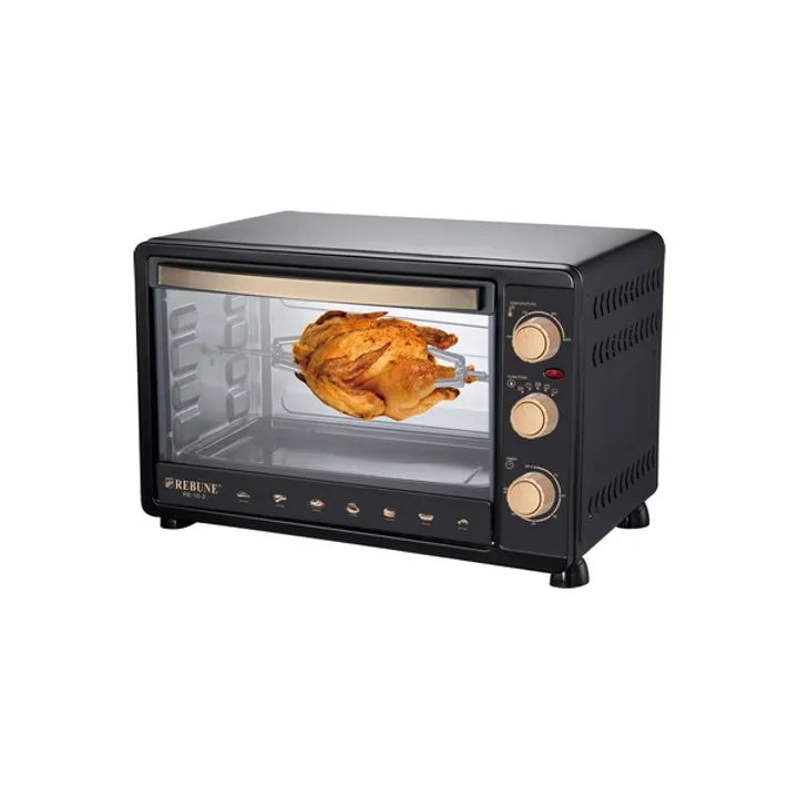 Rebune RE-10-1 Electric Oven - 45Litres, With rotisserie function, 5 Stages switch heating selector