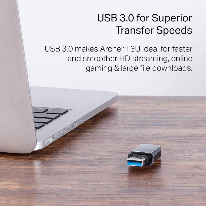 TP-Link AC600 Wireless Dual Band USB Adapter - Archer T2U - ASDA